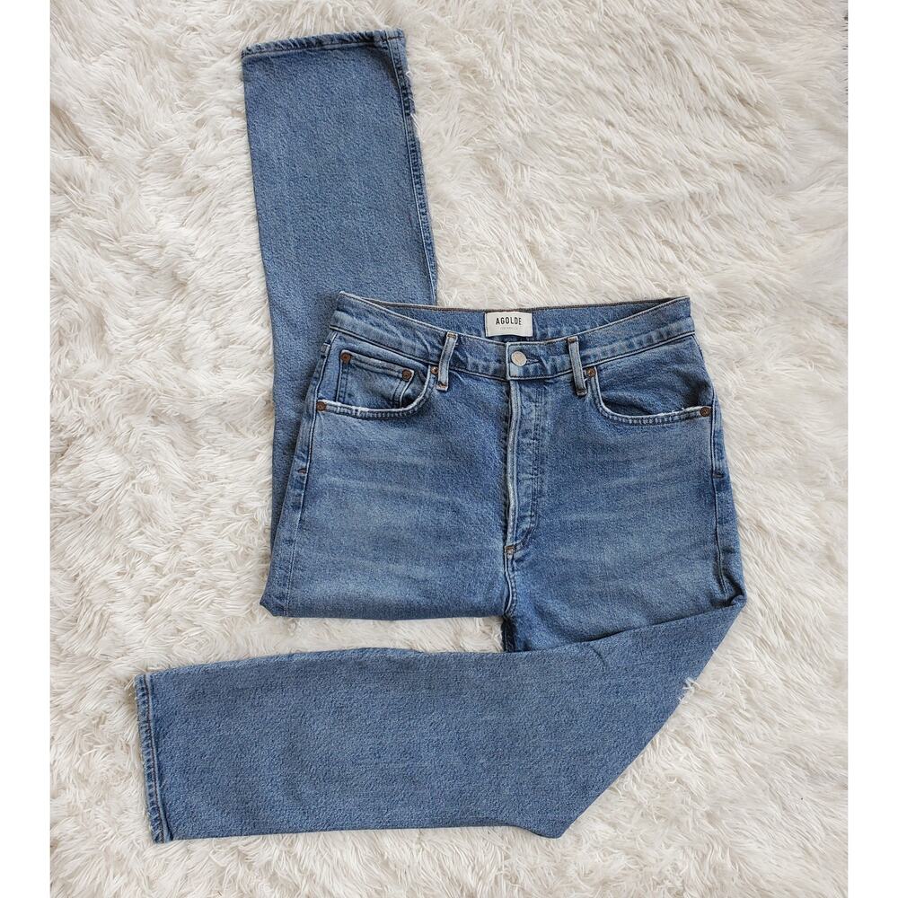 Agolde Riley Straight Crop Jeans 28 / 6 - Picture 1 of 8